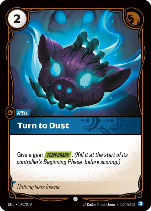 Turn to Dust [UNL-070/219] [Unleashed]