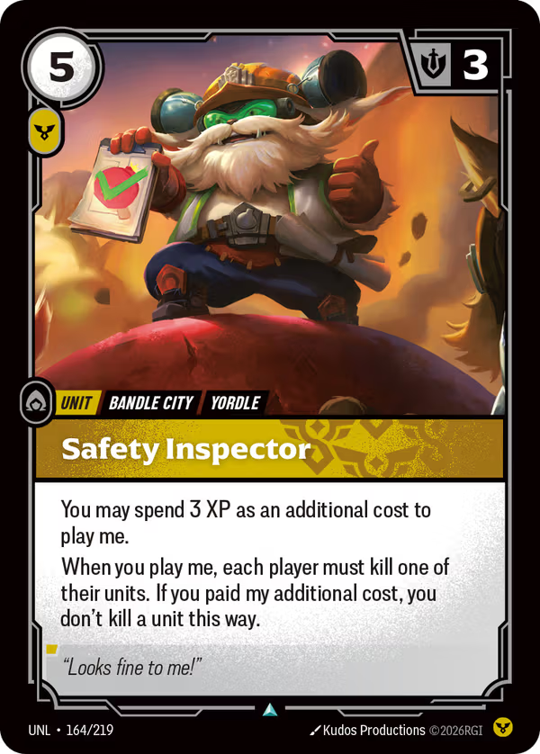 Safety Inspector [UNL-164/219] [Unleashed]