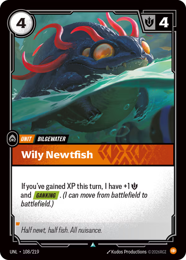 Wily Newtfish [UNL-108/219] [Unleashed]
