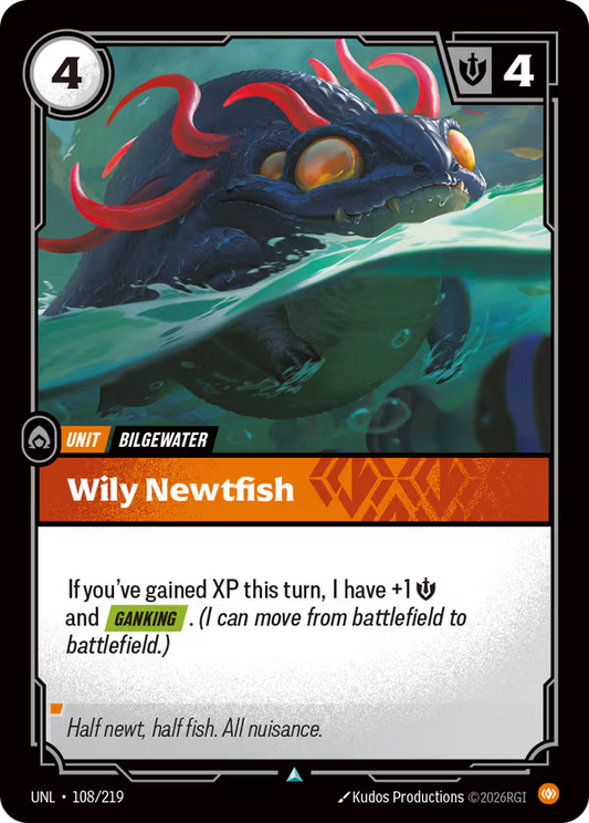 Wily Newtfish [UNL-108/219] [Unleashed] [Foil]