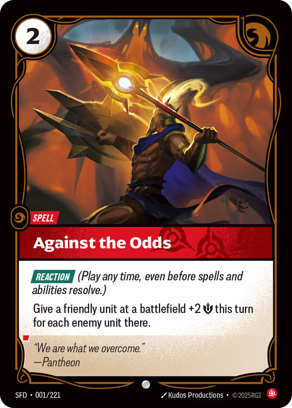Against the Odds [SFD-001/221] [Spiritforged]