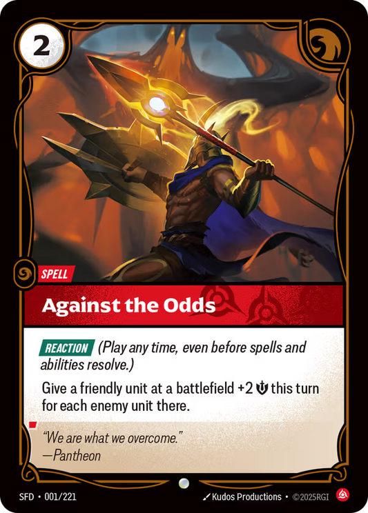 Against the Odds [SFD-001/221] [Spiritforged]