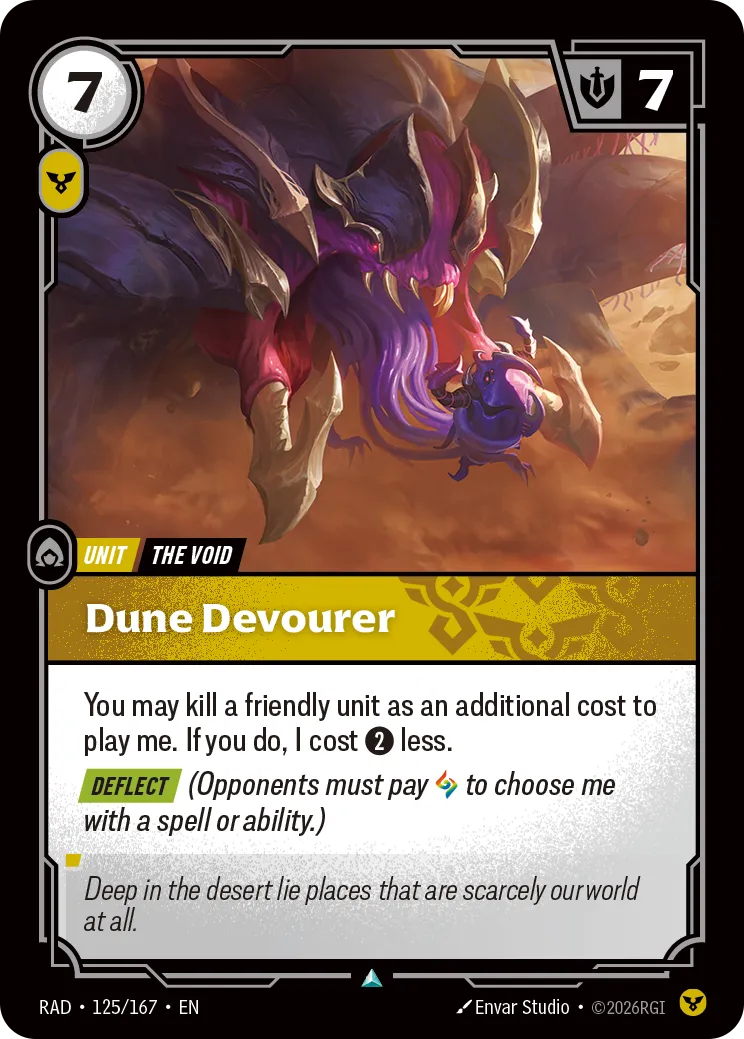 Dune Devourer [RAD-125/167] [Radiance] [Foil]