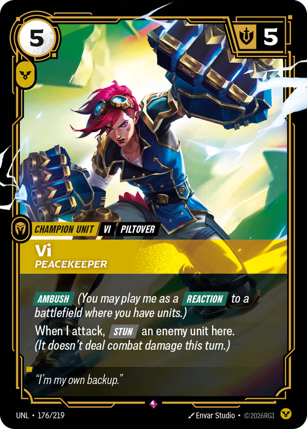 Vi, Peacekeeper [UNL-176/219] [Unleashed]