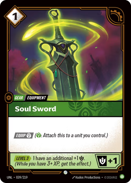 Soul Sword [UNL-039/219] [Unleashed] [Foil]