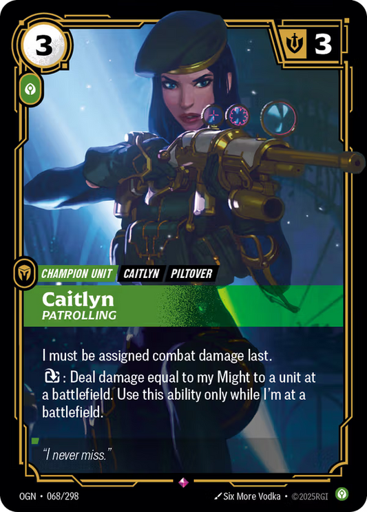 Caitlyn, Patrolling [OGN-068/298] [Origins]