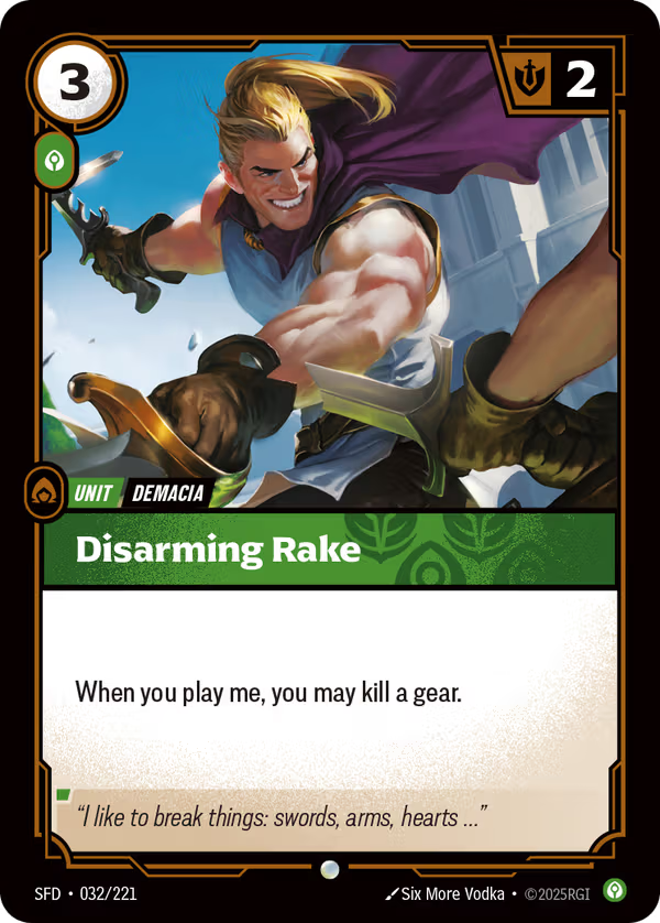 Disarming Rake [SFD-032/221] [Spiritforged]