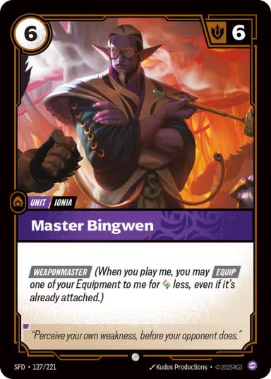 Master Bingwen [SFD-127/221] [Spiritforged]