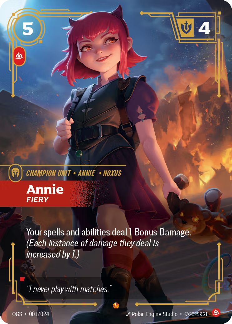 Annie, Fiery [OGS-001/024] [Origins Proving Grounds]