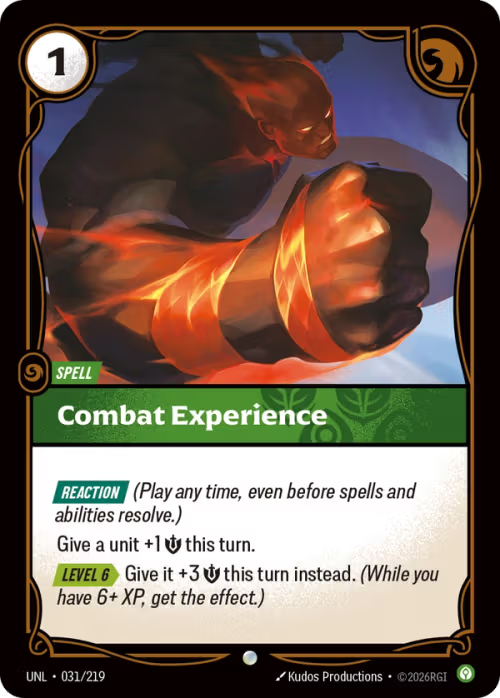 Combat Experience [UNL-031/219] [Unleashed] [Foil]