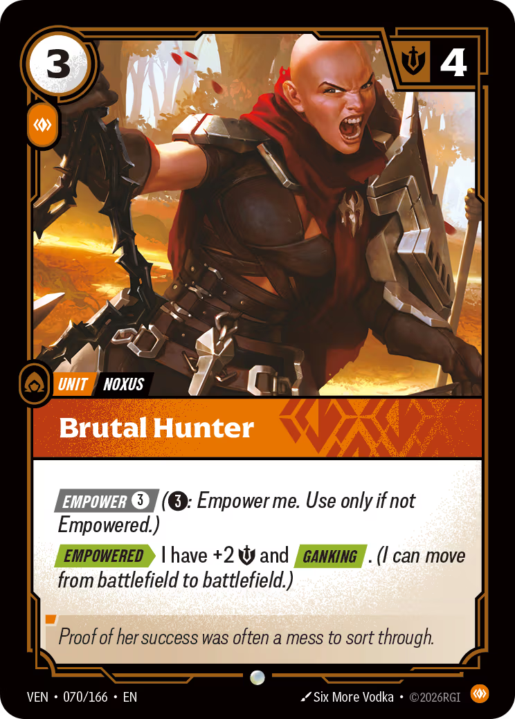 Brutal Hunter [VEN-070/166] [Vendetta]
