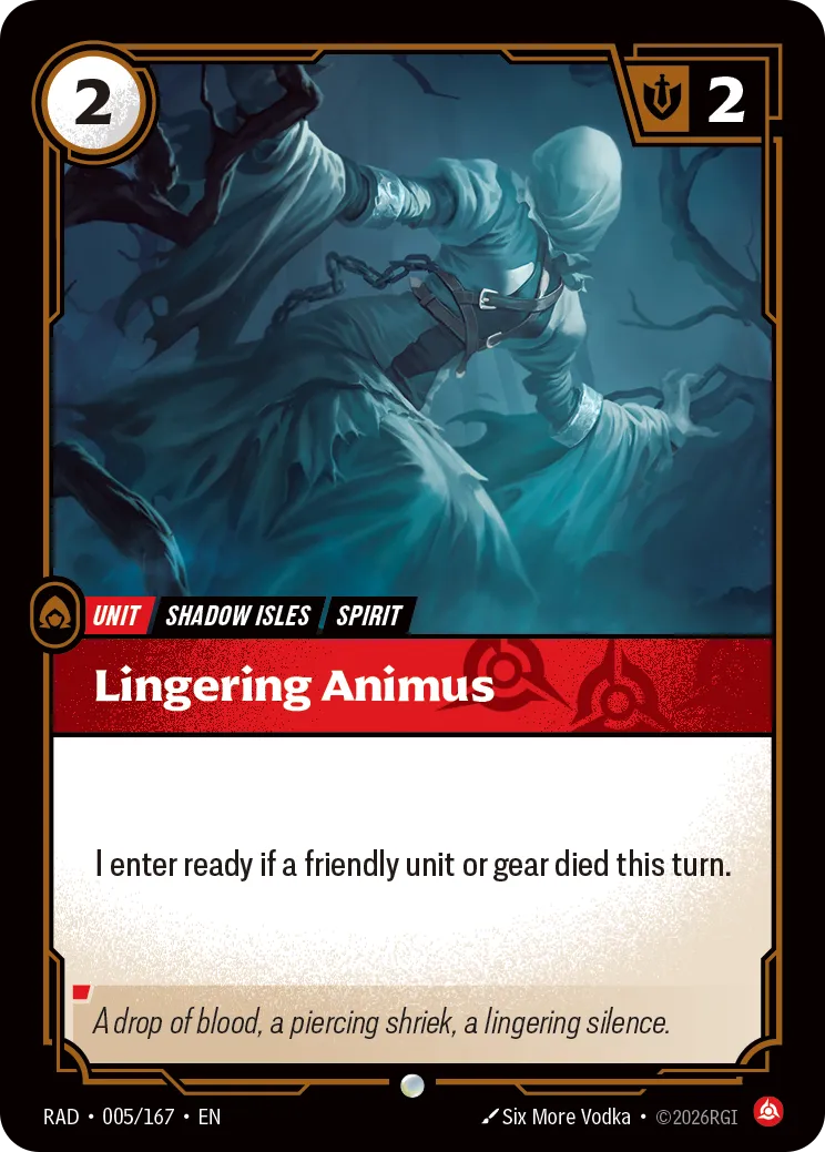 Lingering Animus [RAD-005/167] [Radiance]