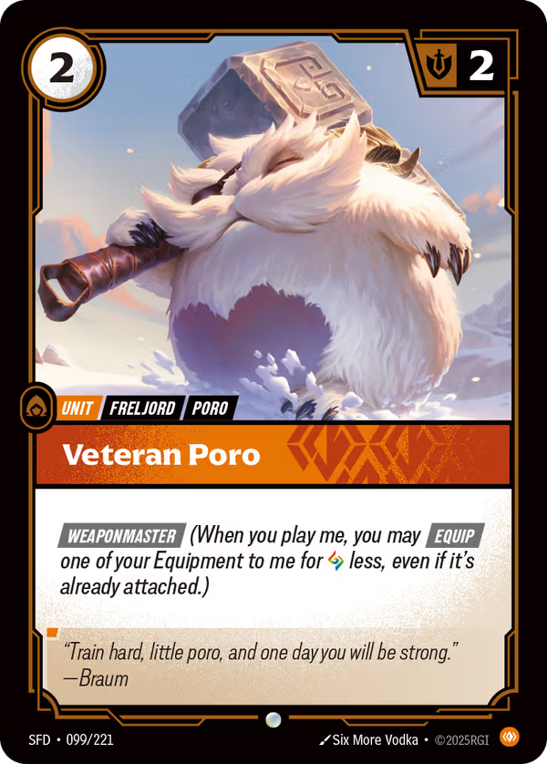 Veteran Poro [SFD-099/221] [Spiritforged]