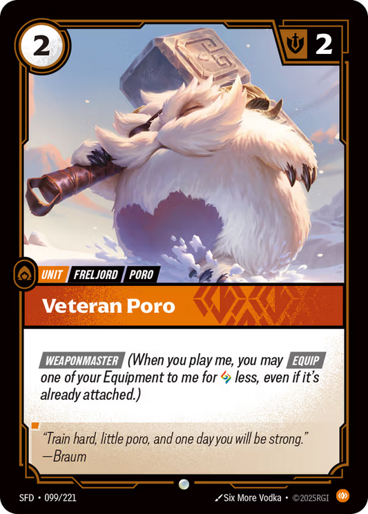 Veteran Poro [SFD-099/221] [Spiritforged]
