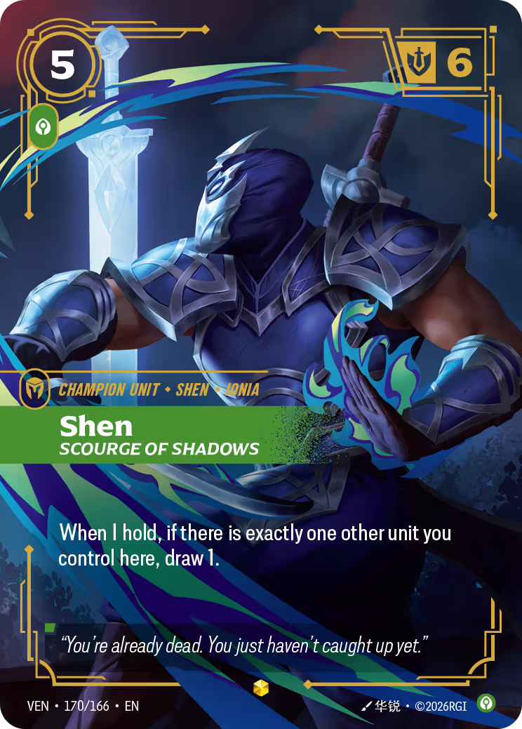 Shen, Scourge of Shadows [VEN-170/166] [Vendetta]