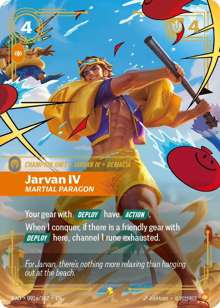 Jarvan IV, Martial Paragon [RAD-091a/167] [Radiance]