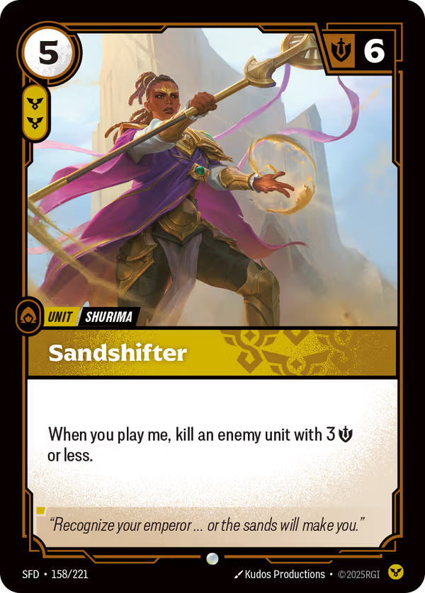 Sandshifter [SFD-158/221] [Spiritforged]
