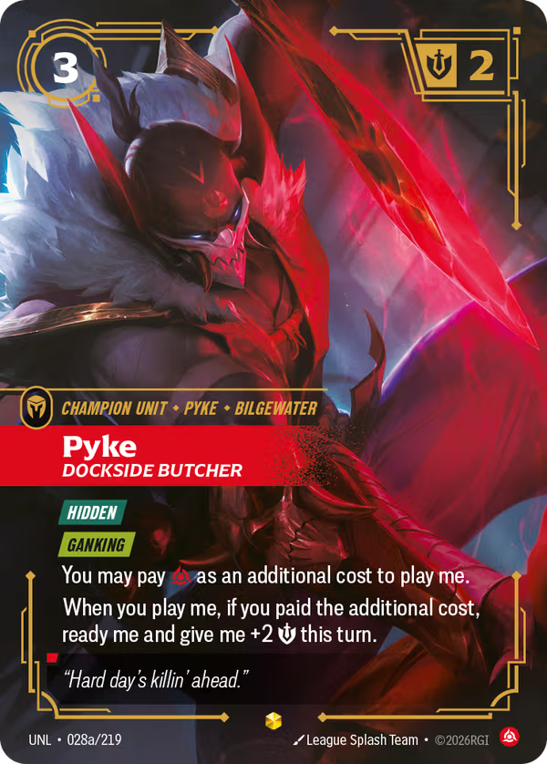 Pyke, Dockside Butcher [UNL-028a/219] [Unleashed]