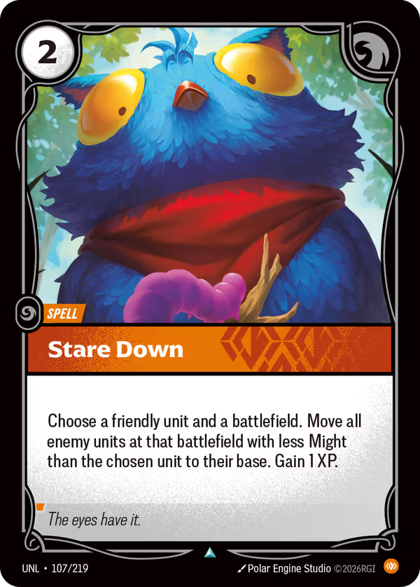Stare Down [UNL-107/219] [Unleashed] [Foil]