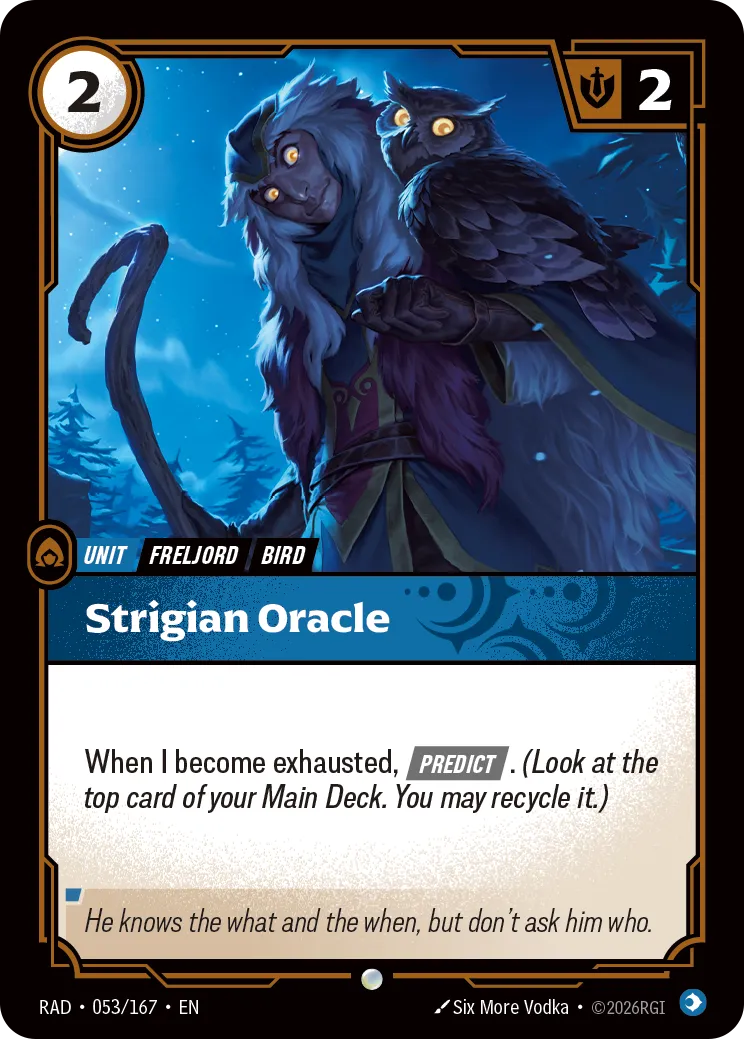 Strigian Oracle [RAD-053/167] [Radiance]