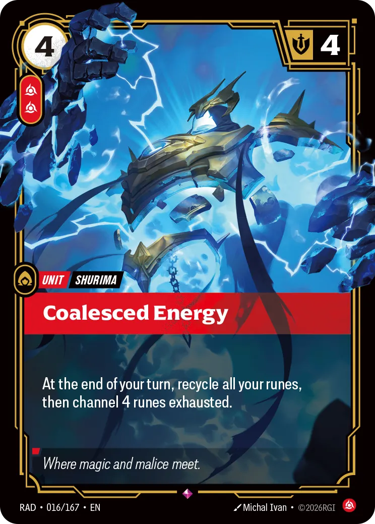 Coalesced Energy [RAD-016/167] [Radiance]