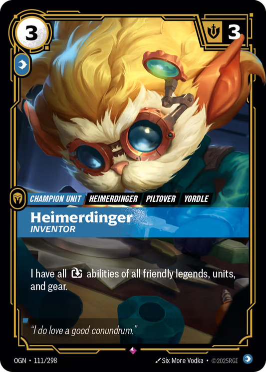 Heimerdinger, Inventor [OGN-111/298] [Origins]