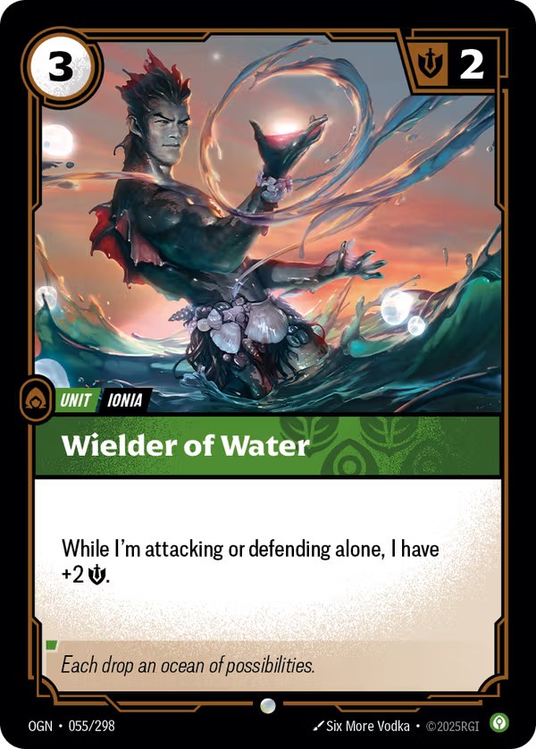 Wielder of Water [OGN-055/298] [Origins] [Foil]