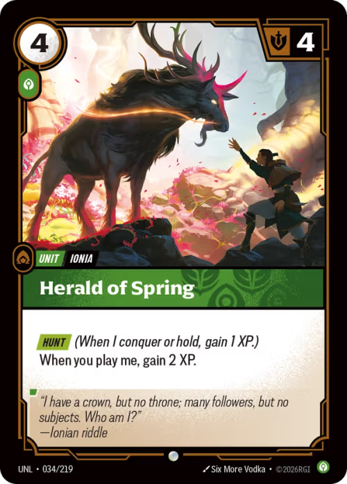 Herald of Spring [UNL-034/219] [Unleashed] [Foil]