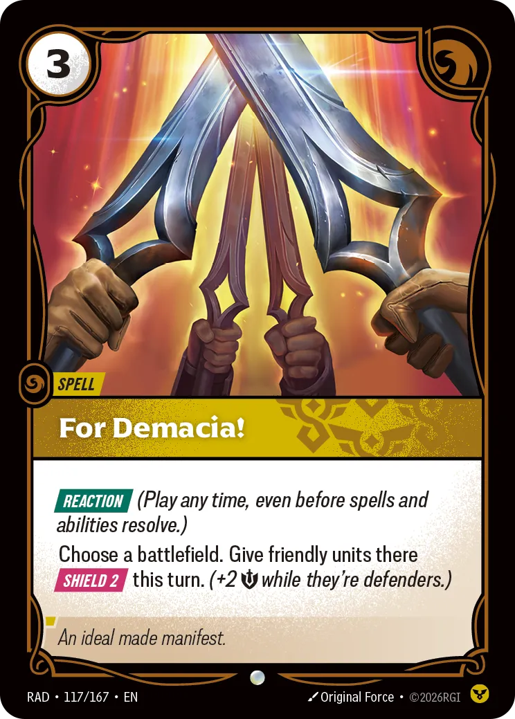 For Demacia! [RAD-117/167] [Radiance]