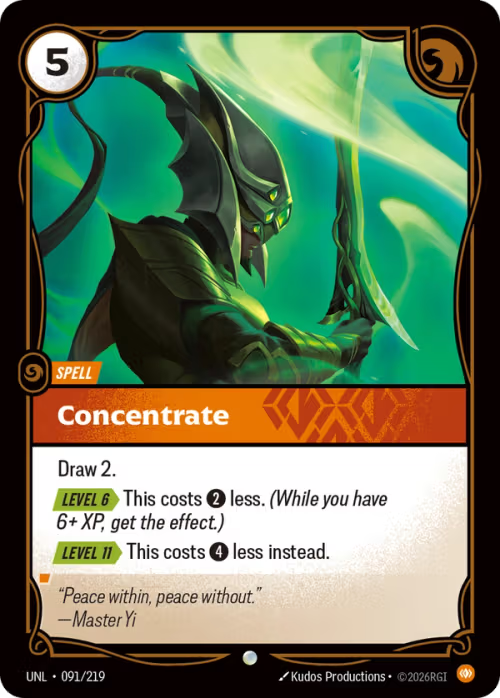 Concentrate [UNL-091/219] [Unleashed] [Foil]
