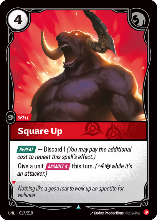 Square Up [UNL-017/219] [Unleashed]