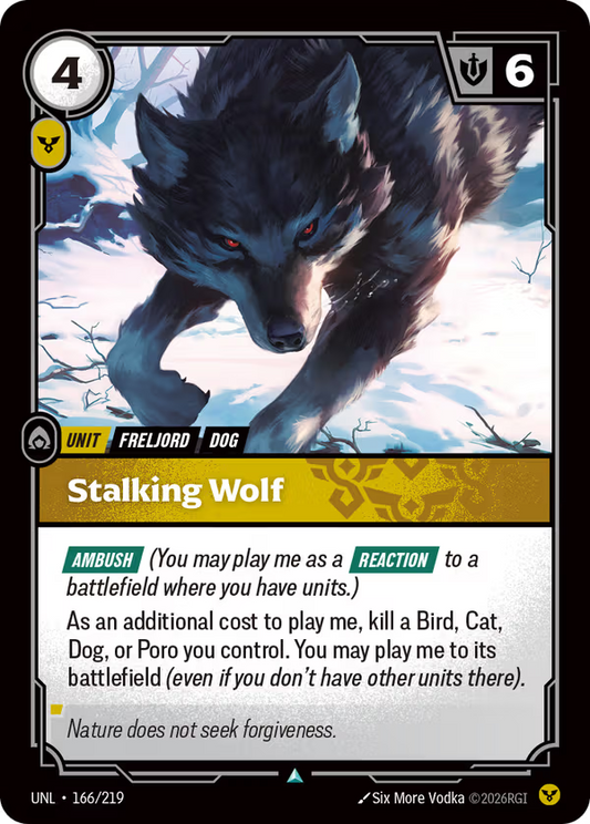 Stalking Wolf [UNL-166/219] [Unleashed]