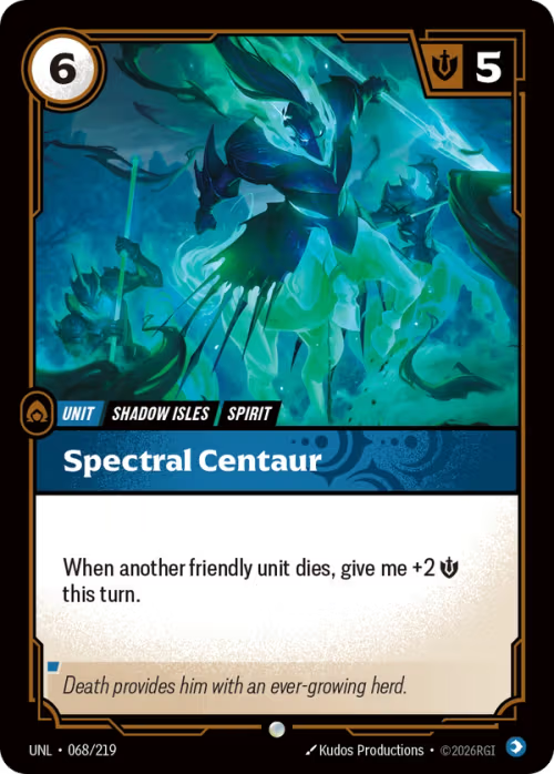 Spectral Centaur [UNL-068/219] [Unleashed] [Foil]