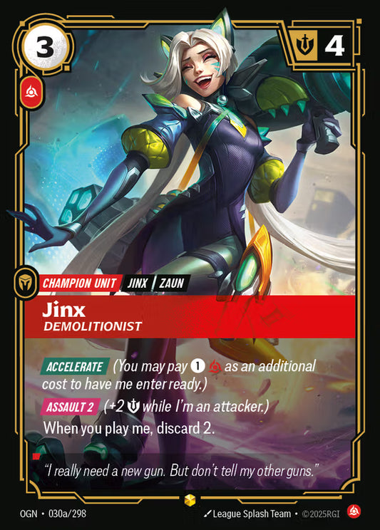 Jinx, Demolitionist [OGN-030a/298] [Origins]
