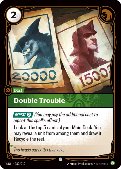 Double Trouble [UNL-032/219] [Unleashed] [Foil]