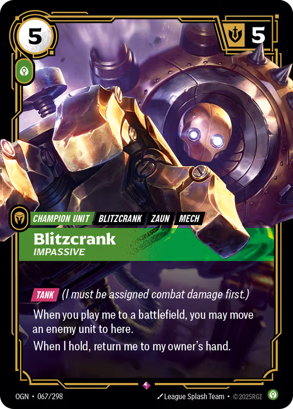Blitzcrank, Impassive [OGN-067/298] [Origins]