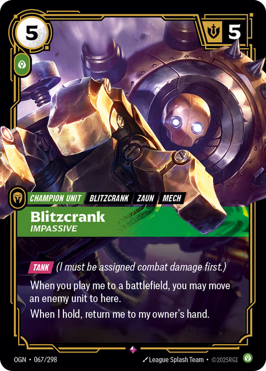 Blitzcrank, Impassive [OGN-067/298] [Origins]