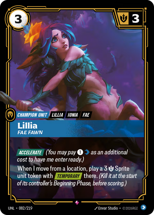 Lillia, Fae Fawn [UNL-082/219] [Unleashed]