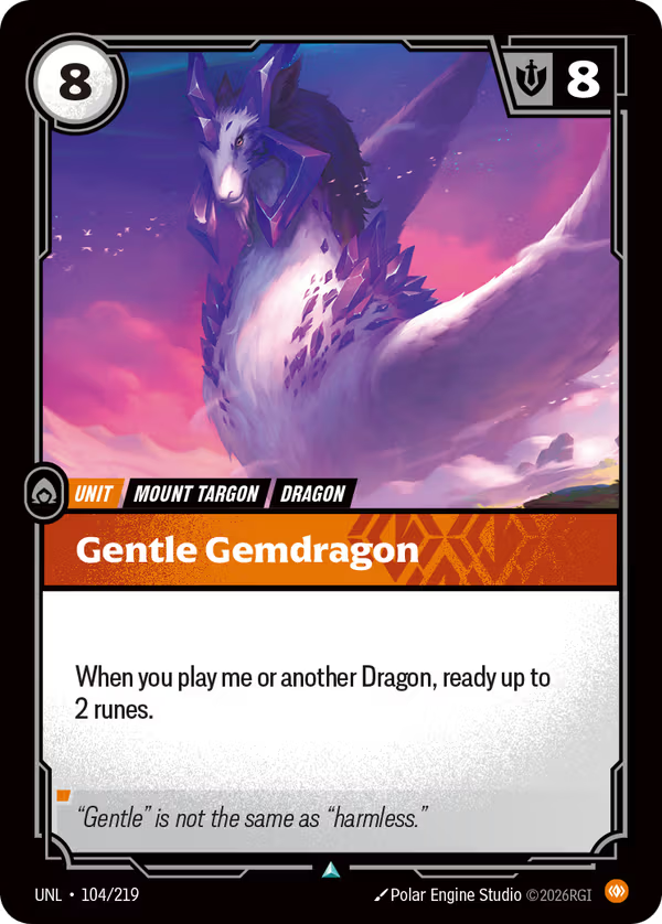 Gentle Gemdragon [UNL-104/219] [Unleashed]