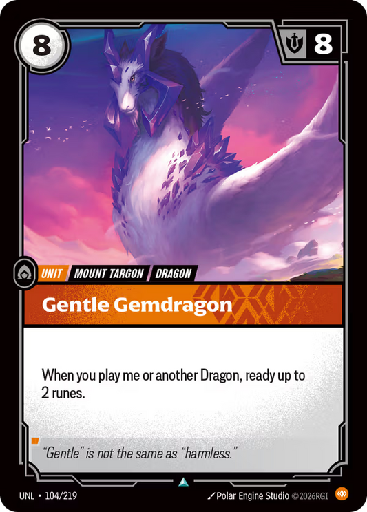 Gentle Gemdragon [UNL-104/219] [Unleashed]