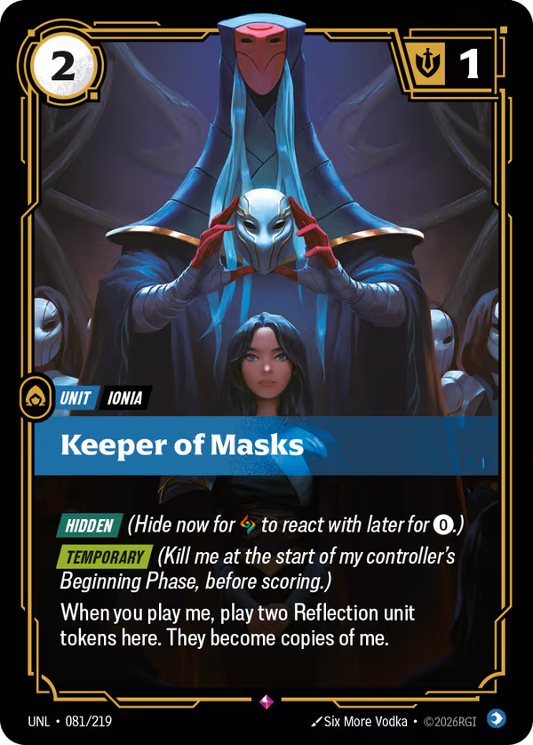 Keeper of Masks [UNL-081/219] [Unleashed]