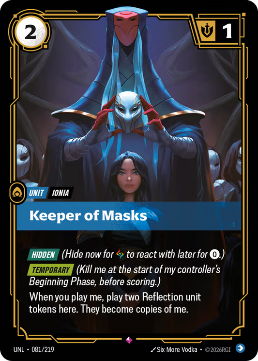 Keeper of Masks [UNL-081/219] [Unleashed]