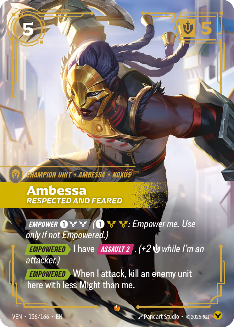 Ambessa, Respected and Feared [VEN-136/166] [Vendetta]