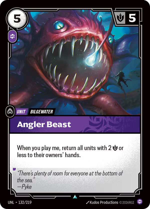 Angler Beast [UNL-132/219] [Unleashed] [Foil]