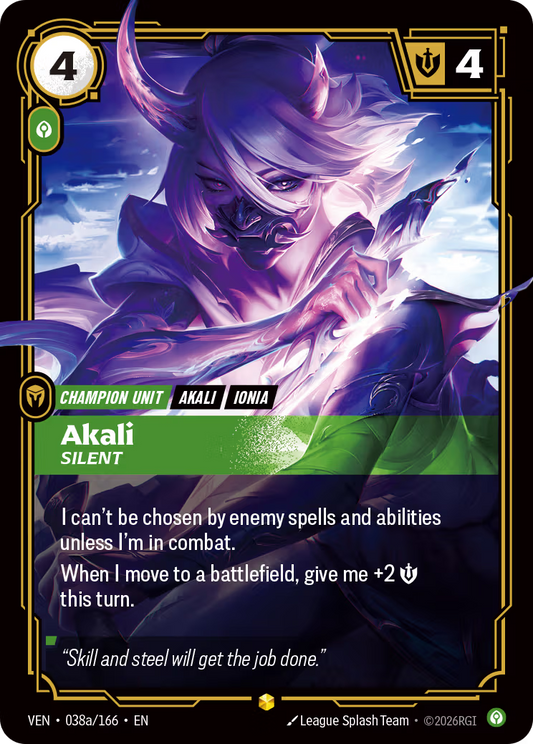 Akali, Silent [VEN-038a/166] [Vendetta]