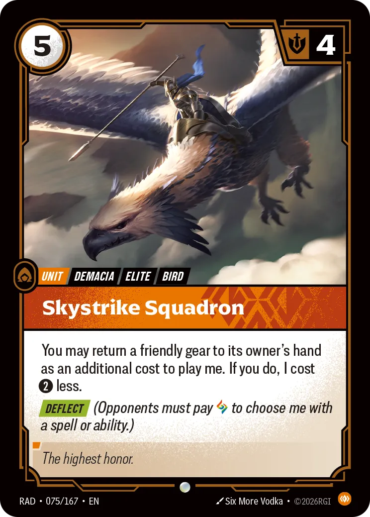 Skystrike Squadron [RAD-075/167] [Radiance]