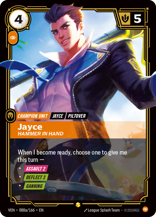 Jayce, Hammer in Hand [VEN-088a/166] [Vendetta]