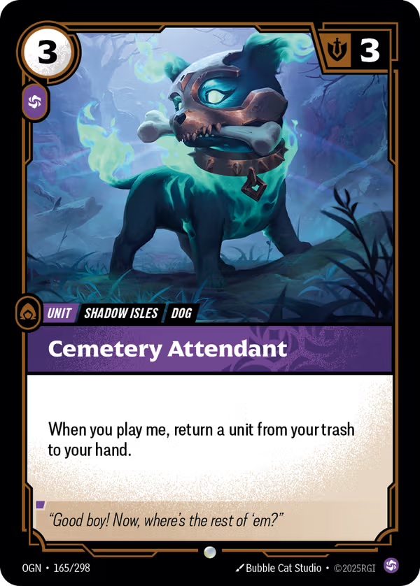 Cemetery Attendant [OGN-165/298] [Origins] [Foil]