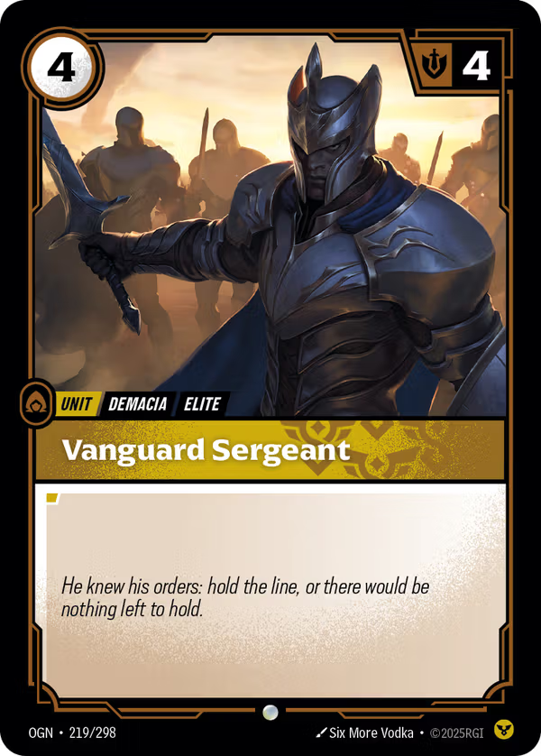 Vanguard Sergeant [OGN-219/298] [Origins]