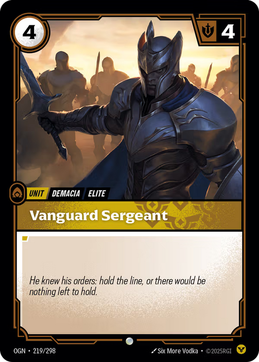 Vanguard Sergeant [OGN-219/298] [Origins]